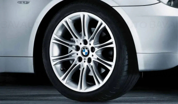 Janta aliaj usor - M Performance Double Spoke 135M - Argintiu (Reflex Silver) - 8,5Jx18 ET:50 - BMW Seria 3 E46, Z4 E85 E86