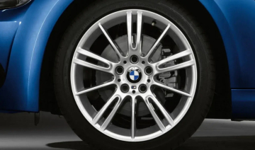 Janta aliaj usor - M Performance Star Spoke 193M - Argintiu (Silver) - 8Jx18 ET:34 - BMW Seria 3 E90 E91 E92 E93