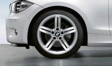 Janta aliaj usor - M Performance Double Spoke 208M - Argintiu (Silver) - 8Jx18 ET:49 - BMW Seria 1 E81 E87	