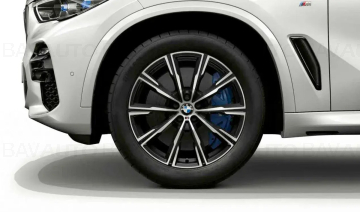 Janta aliaj usor - M Performance Star spoke 740M - Bicolor Gri (Orbit Grey / Bright Turned) - 9Jx20 ET:35 -  BMW X5 G05 G18, X6 G06