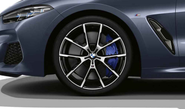Janta din aliaj usor - M Performance Y Spoke 728M - Bicolor Negru (Jet Black Uni/Bright Turned) - 8Jx20 ET:26 - BMW Seria 8 G14 G15 G16	