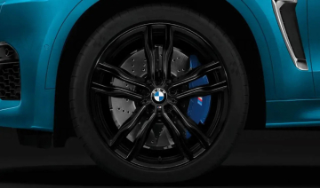 Janta aliaj usor - M Performance Double Spoke 612M - Negru (Jet Black Uni) - 11,5Jx21 ET:38 - BMW X5 M F85, X6 M F86