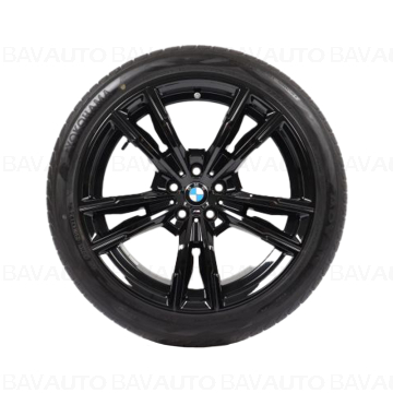 Janta aliaj usor - M Performance Double Spoke 812M - Bicolor Gri (OrbitGrey/Bright Turned) - 9,5Jx19 ET:26 - BMW Seria 8 F91M8 F92M8 F93M8