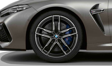 Janta aliaj usor - M Performance Double Spoke 810M - Bicolor Gri (OrbitGrey/Bright Turned) - 9,5Jx20 ET:28 - BMW Seria 5 F90M5, Seria 8 F91M8 F92M8 F93M8	