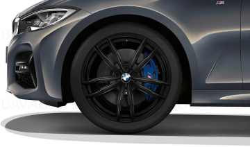 Janta aliaj usor - M Performance Double Spoke 791M - Negru (Jet Black Sol. Paint) - 8Jx19 ET:27 - BMW Seria 2 G42, Seria 3 G20 G21 G28, Seria 4 G22 G23