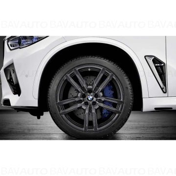 Janta aliaj usor - M Performance Double Spoke 808M - Gri (Orbitgrey) - 10,5Jx21 ET:31 - BMW X5 M F95, X6 M F96 - Punte fata