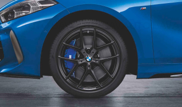 Janta aliaj usor - M Performance Y-Spoke 554 - Negru Mat (Black Matt) - 8Jx18 ET:54 - BMW Seria 1 F40, Seria 2 F44