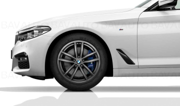 Janta aliaj usor - M Performance Double Spoke 662M - Gri (Ferricgrey) - 8Jx18 ET:30 - BMW Seria 5 G30 G31 G38	