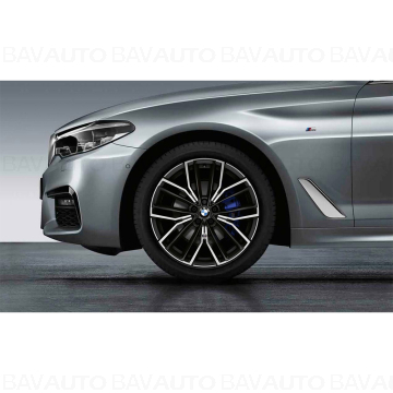 36118747237 - Janta din aliaj usor BMW Y-Spoke 846 bicolor (jet black matt / glossy) 9Jx20 ET44 pentru BMW Seria 5 G30, G31 - Original BMW