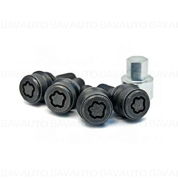 36132453960 - Set antifurt roti MINI R50 R52 R53 R55 R56 R57 R58 R59 R60 R61 F55 F56 - M14X1.25 - Original BMW