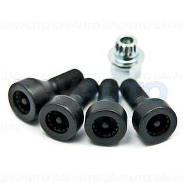 36136786426 - Set antifurt roti BMW Seria 7 E65, E66; X3 E83 - M14X1.5 | Original BMW