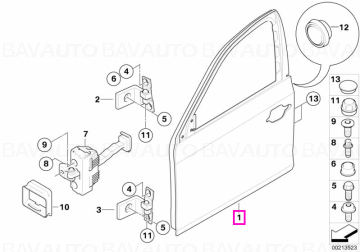 Portiera fata, stanga - BMW Seria 5 E60 E61