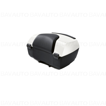 46541543110 - Touring Topcase, Negru/Alb (Black/Mineral White), 49L - BMW Motorrad K52 (R 1200 RT, R 1250 RT), K48 (K 1600 GT, K 1600 GTL) - Original BMW Motorrad