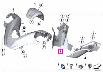 46631687012 - Piesa de schimb originala BMW Group - 46631687012 - BMW Motorrad - Original BMW Motorrad Group - BavAUTO
