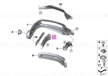 46635B497F0 - Piesa de schimb originala BMW Group - 46635B497F0 - BMW Motorrad - Original BMW Motorrad Group - BavAUTO