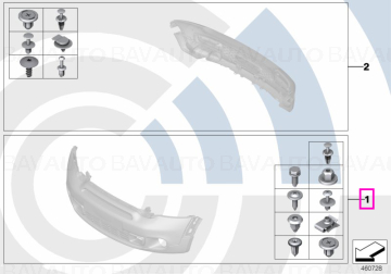 51112411406 - Set of mount