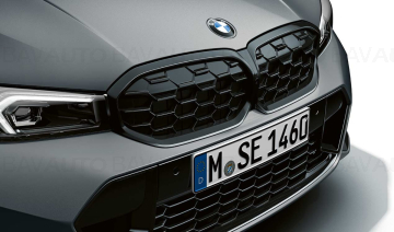51115A1BFB2 - Grila ornamentala frontala, ICAM/ShadowLine - BMW Seria 3 G20 LCI G21 LCI - Original BMW