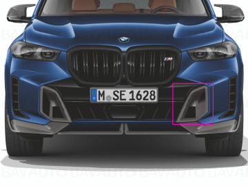51115A3E055 - Ornament carbon, admisie aer frana stanga, M Performance - BMW X5 G05 LCI - Original BMW