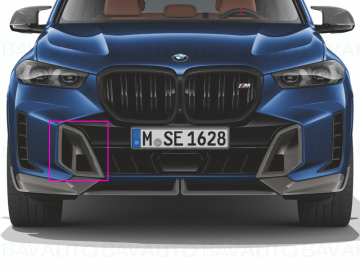 51115A56350 - Ornament carbon, admisie aer frana dreapta, MPA, M Performance - BMW X5 G05 LCI - M60iX - Original BMW
