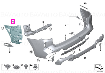 51128081886 - Piesa de schimb originala BMW Group - 51128081886 - Original BMW Group - BavAUTO