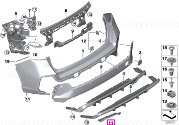 51128083649 - Piesa de schimb originala BMW Group - 51128083649 - Original BMW Group - BavAUTO