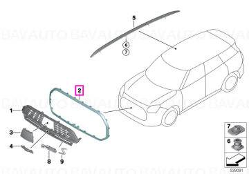 51135A0C918 - Piesa de schimb originala BMW Group - 51135A0C918 - BMW - Mini - Original BMW - Mini Group - BavAUTO
