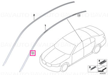 51137357283 - Clip - BMW - Seria 5 F90, Seria 7 G11 - de la 01.07.2015 - Original BMW Group - BavAUTO