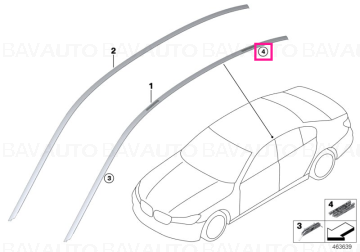 51137472264 - Clip - BMW - Seria 5 F90, Seria 7 G11 - de la 01.07.2015 - Original BMW Group - BavAUTO