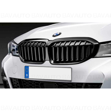 51138072085 - Grila fata BMW M Performance, high-gloss Shadowline, Negru lucios (High-gloss Black) - BMW Seria 3 G20, G21, G28 - Original BMW