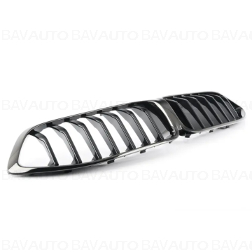 Grila ornamentala frontala radiator, negru cromat - BMW Seria 8 G14 G15 G16