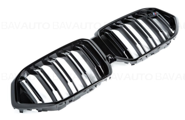 51138080761 - Grila frontala high-gloss Shadow-Line - BMW X6 M F96 - Original BMW