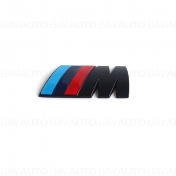 51145A4B372 - Logo lateral negru lucios BMW M - "BMW M Performance" - BMW F40, F44, G01, G01N, G02, G02N, G20, G20N, G21, G21N, G29, U11 - Original BMW M Performance