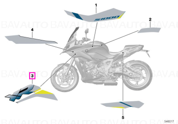 51145A82954 - Piesa de schimb originala BMW Group - 51145A82954 - BMW Motorrad - Original BMW Motorrad Group - BavAUTO