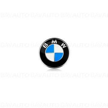 Emblema BMW, D=82mm - BMW Seria 1 E81 E87, Seria 5 F07 F10 F11 F18, Seria 6 E63 E64 F06 F12 F13