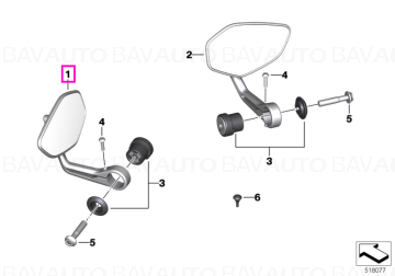 51165A69911 - Piesa de schimb originala BMW Group - 51165A69911 - BMW Motorrad - Original BMW Motorrad Group - BavAUTO