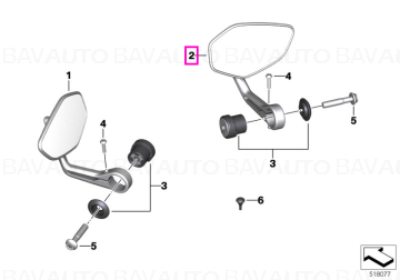 51165A69912 - Piesa de schimb originala BMW Group - 51165A69912 - BMW Motorrad - Original BMW Motorrad Group - BavAUTO