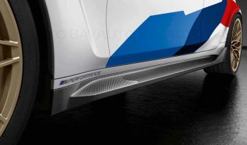 Ornament prag dreapta carbon "BMW M Performance" - BMW Seria 3 G80M3 G81M3	