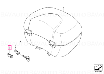 51257681200 - Butuc incuietoare - Original BMW Motorrad