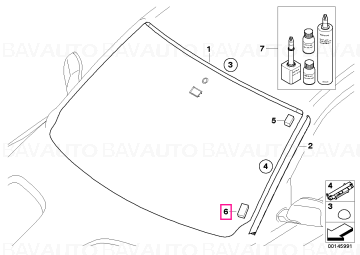 51313419454 - Piesă turnată bandă apă jos - BMW - X3 E83, X3 E83 LCI - de la 01.09.2003 - Original BMW Group - BavAUTO