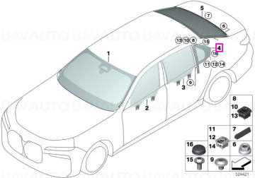 51355B51408 - Piesa de schimb - BMW - Original BMW Group - BavAUTO