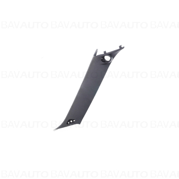 Ornament plastic stalp A, stanga parbriz, Negru Carbon - Mini Clubman R55, R56