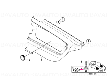 51437001492 - Clemă GRAU - BMW - Mini - Seria 3 E46, Z8 E52 - de la 01.12.1998 - Original BMW - Mini Group - BavAUTO