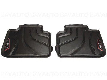 Set covorase spate "All-Weather", SportLine, Negru/Rosu - BMW X1 F48 (sw./rt.)