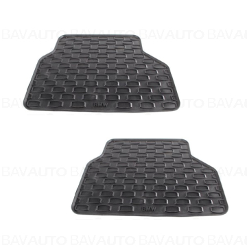 51472409274 - Set covorase cauciuc spate BMW Seria 5 E60, E61 - Negre - Original BMW