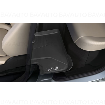 51472450515 - Set covorase spate, cu margine inalta, "All-Weather", BasisLine, Negru - BMW iX3 G08, X3 G01 G08 F97M - Original BMW