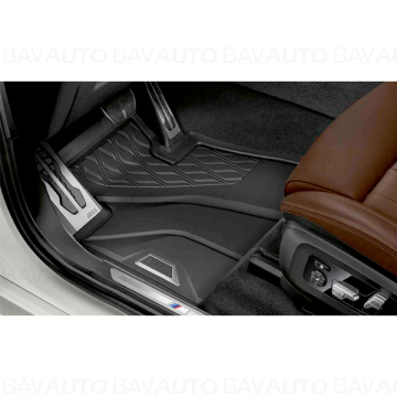 51472458551 - Set covorase fata "All-Weather", BasisLine, Negru - BMW X5 G05 G18 F85M F95M, X6 G06 F86M F96M, X7 G07, XM G09 - Original BMW