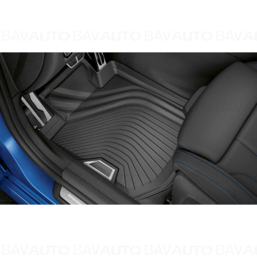 51472462750 - Set covorase fata "All-Weather", BasisLine, Negru - BMW Seria 3 G20 G21 G28 G80M3 G81M3, Seria 4 G22 G23 G82M4 G83M4 - Original BMW