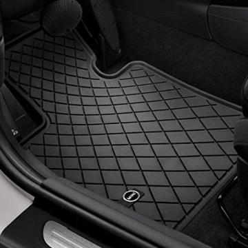 51475B50A81 - Set covorase fata "All-Weather", Negru (Essential Black) - Mini Cabrio F57 F67, F55, F56, F65, F66 - Original BMW Group