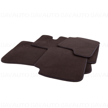 Set covorase fata/spate, Velur, Tabac (Tabak) - BMW X5 E70
