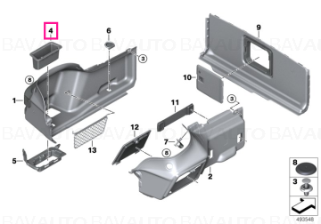 51477456425 - Trunk tray - BMW - Z4 G29 - de la 02.11.2018 - Original BMW Group - BavAUTO